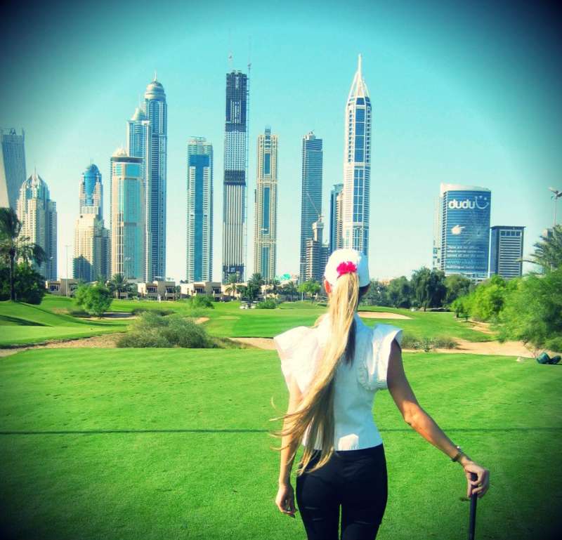 Dubai golf Emirates