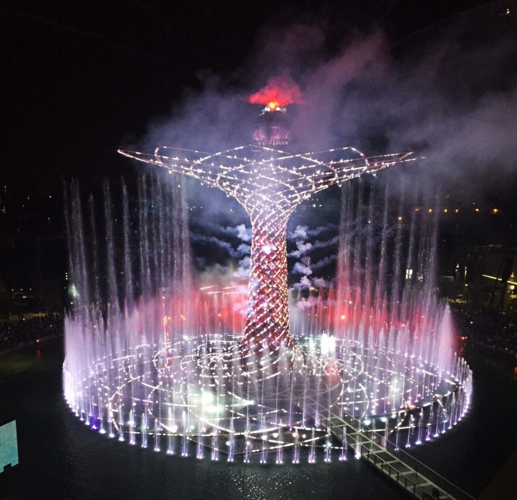 Albero della Vita alla chiusura di Expo 2015 