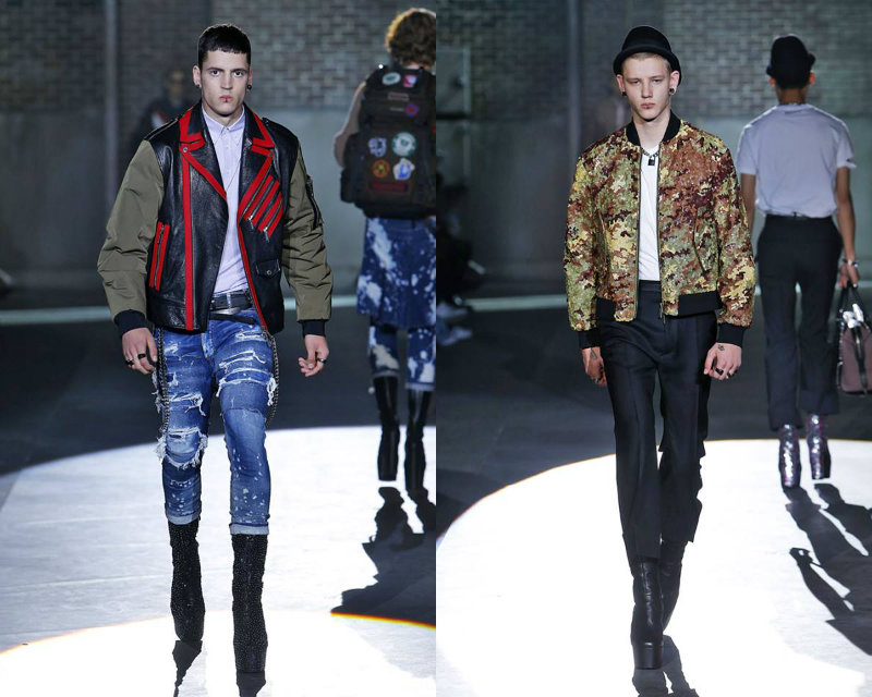 Dsquared2 milano moda uomo 2017