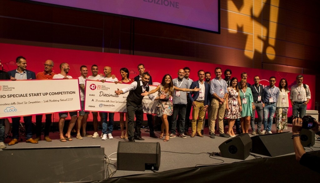 Premiazione Startup +Giorgia Palmas- Web Marketing Festival 2017