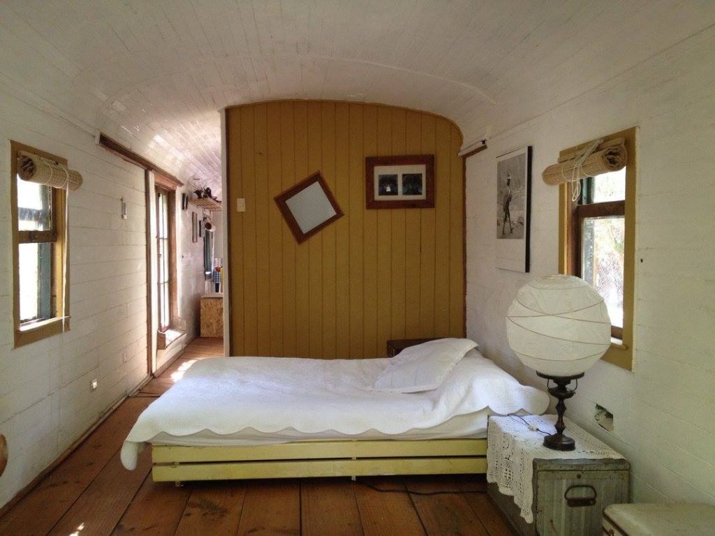 homestay double room in restored train 