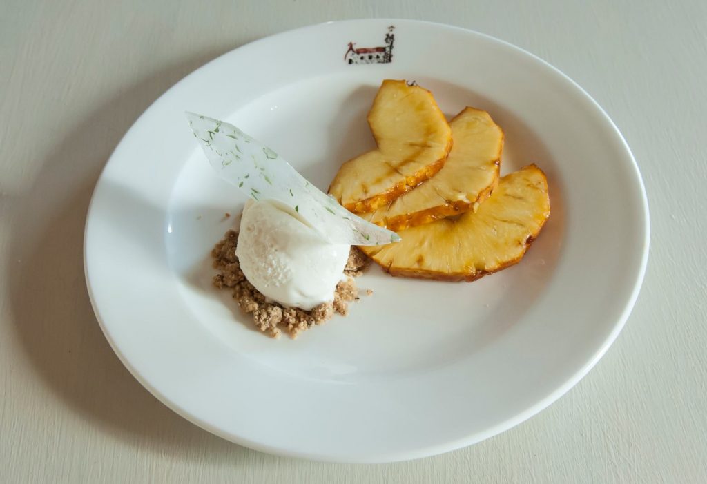 gelato e ananas 
