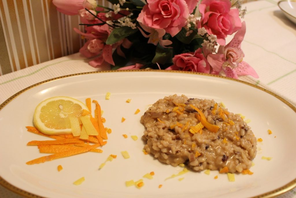 riso gallo - Come preparare il risotto alla trevisana, arancia e zenzero