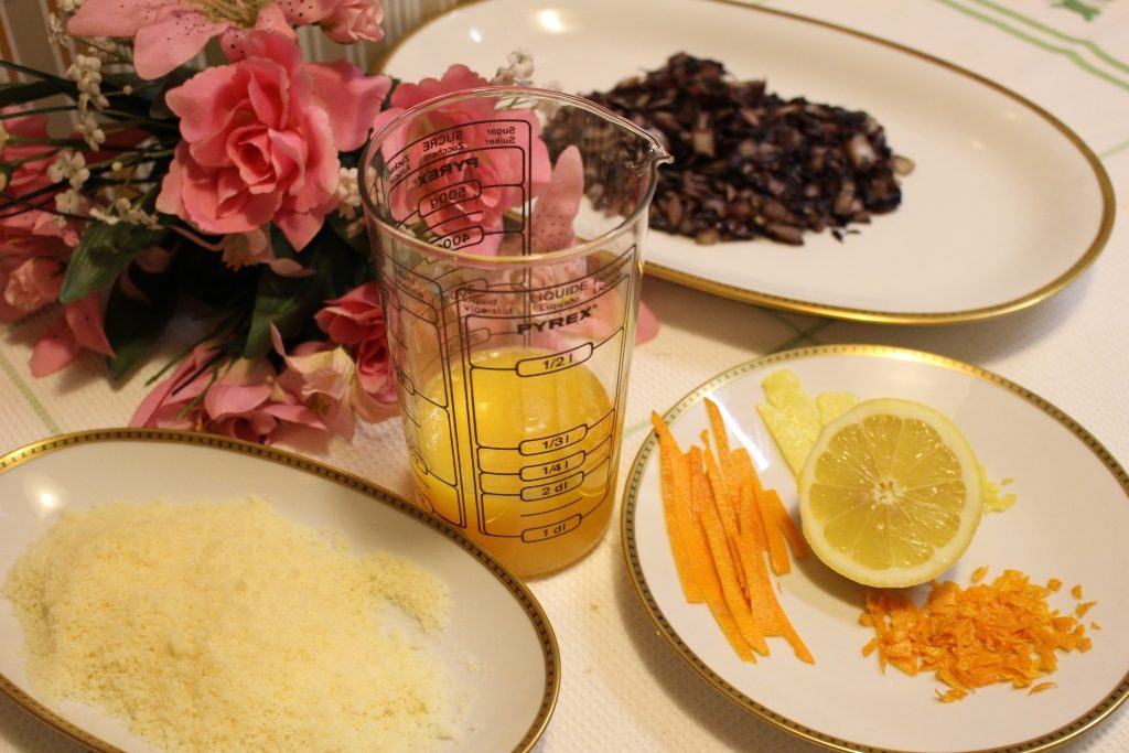 riso gallo - Come preparare il risotto alla trevisana, arancia e zenzero