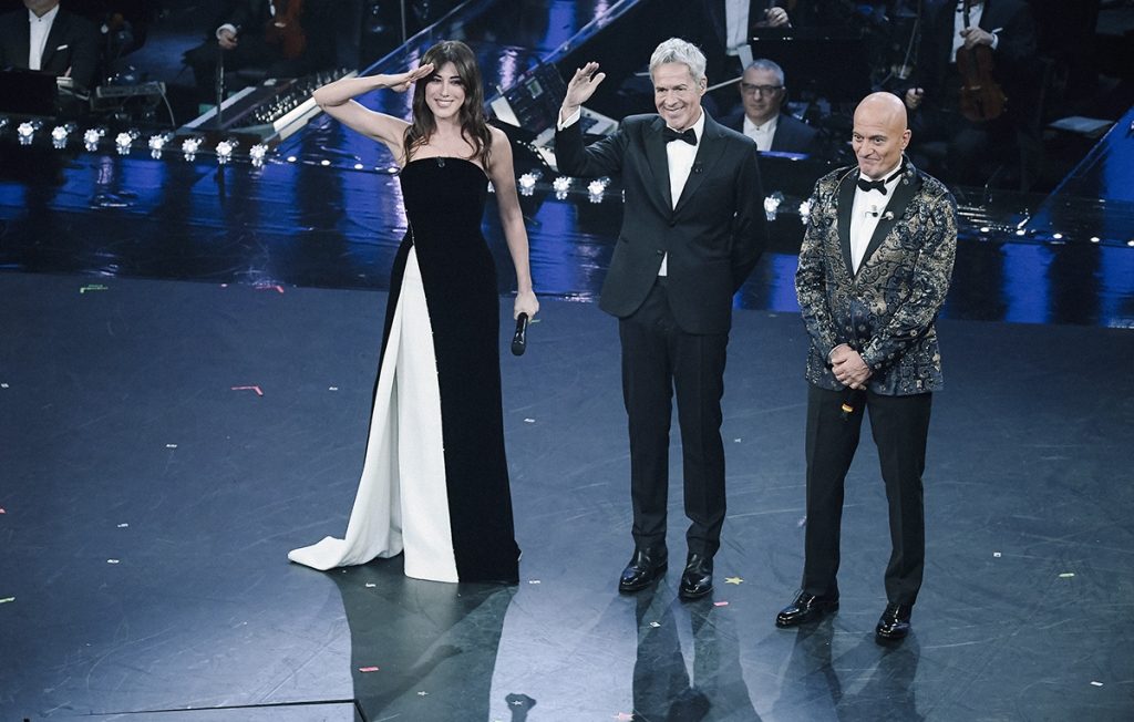 sanremo 2019 virginia raffaele_claudio baglioni_claudio bisio_rollingstone