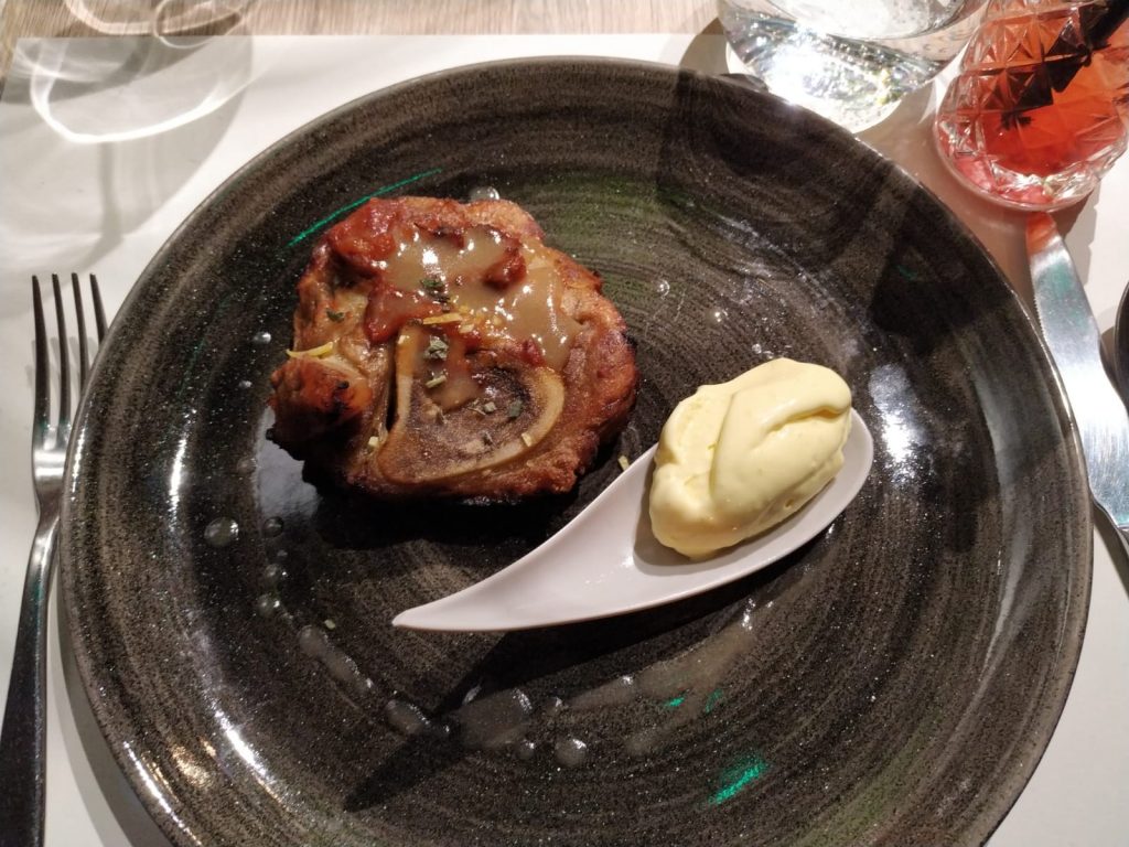 Ossobuco con gelato di zafferano