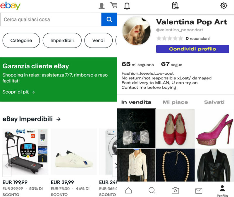 Quali sono i siti migliori dove vendere i capi usati - Ebay e Depop