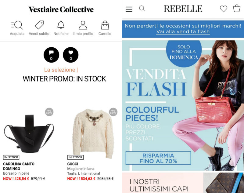 Vestiaire Collective e Rebelle