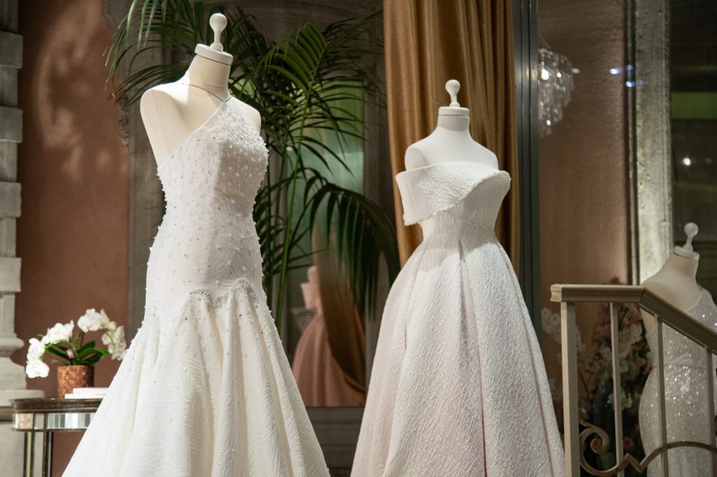 Iconica Acqua, gli abiti da sposa Marco Gabrielli Atelier