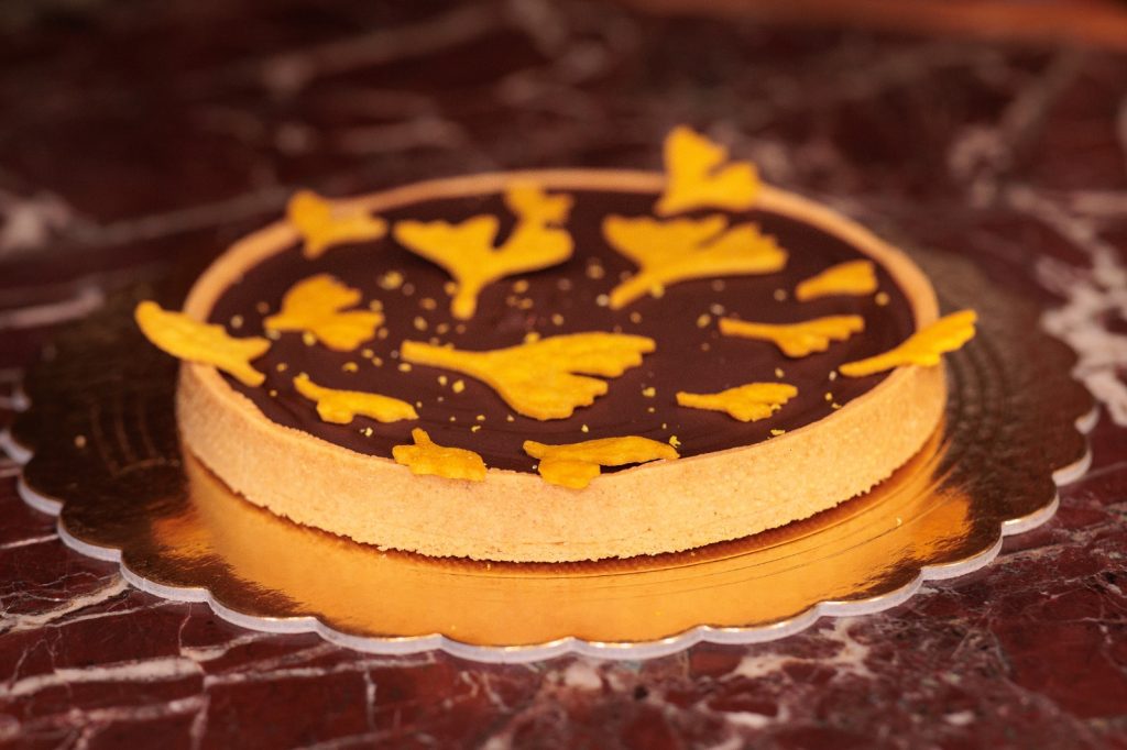Crostata di foglie di ginko a Milano Momenteeria